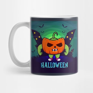 Angry Pumpkin Mug